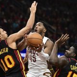 Capela (15) et les Hawks ont signé l'exploit en s'imposant à Cleveland KEYSTONE/AP/David Dermer
